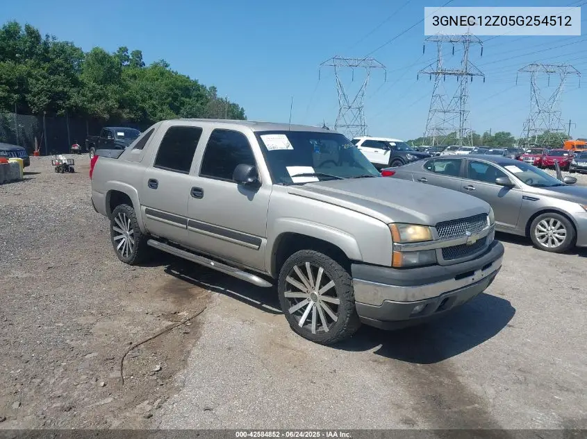 2005 Chevrolet Avalanche 1500 Ls VIN: 3GNEC12Z05G254512 Lot: 42584852