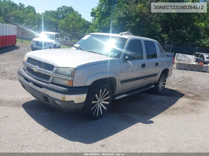 2005 Chevrolet Avalanche 1500 Ls VIN: 3GNEC12Z05G254512 Lot: 42584852