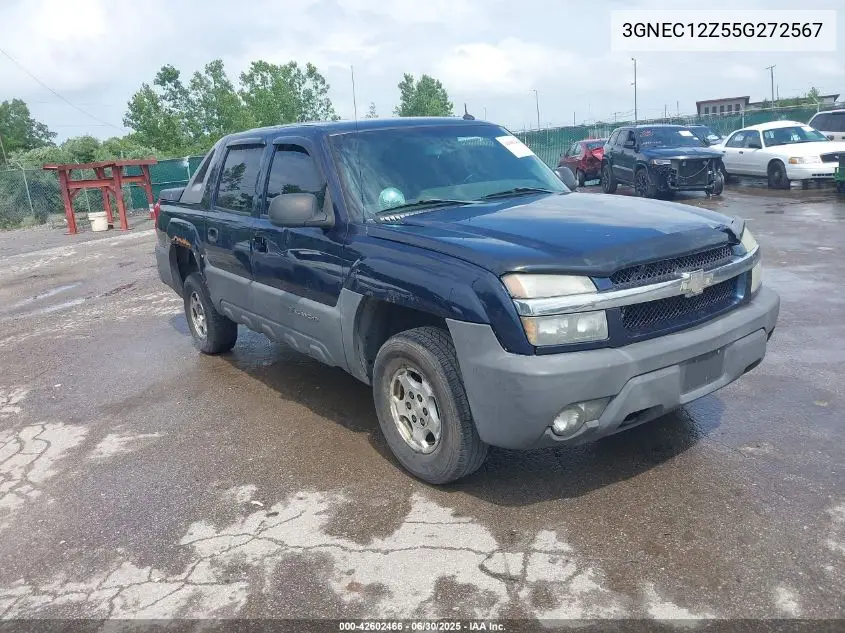 2005 Chevrolet Avalanche 1500 Ls VIN: 3GNEC12Z55G272567 Lot: 42602466