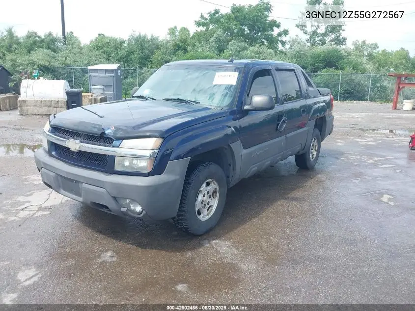 2005 Chevrolet Avalanche 1500 Ls VIN: 3GNEC12Z55G272567 Lot: 42602466