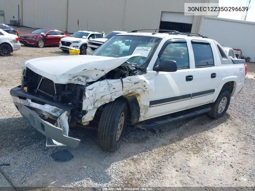 2005 Chevrolet Avalanche 1500 Ls VIN: 3GNEC12Z35G296639 Lot: 42811486