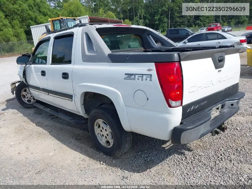 2005 Chevrolet Avalanche 1500 Ls VIN: 3GNEC12Z35G296639 Lot: 42811486