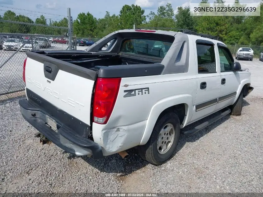 2005 Chevrolet Avalanche 1500 Ls VIN: 3GNEC12Z35G296639 Lot: 42811486