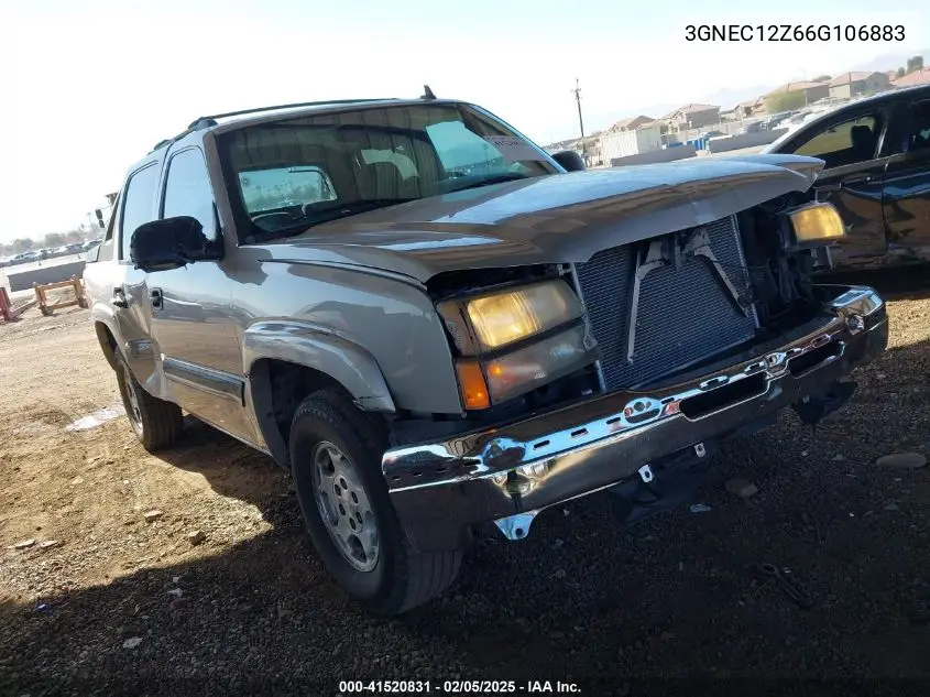 2006 Chevrolet Avalanche 1500 Ls VIN: 3GNEC12Z66G106883 Lot: 41520831
