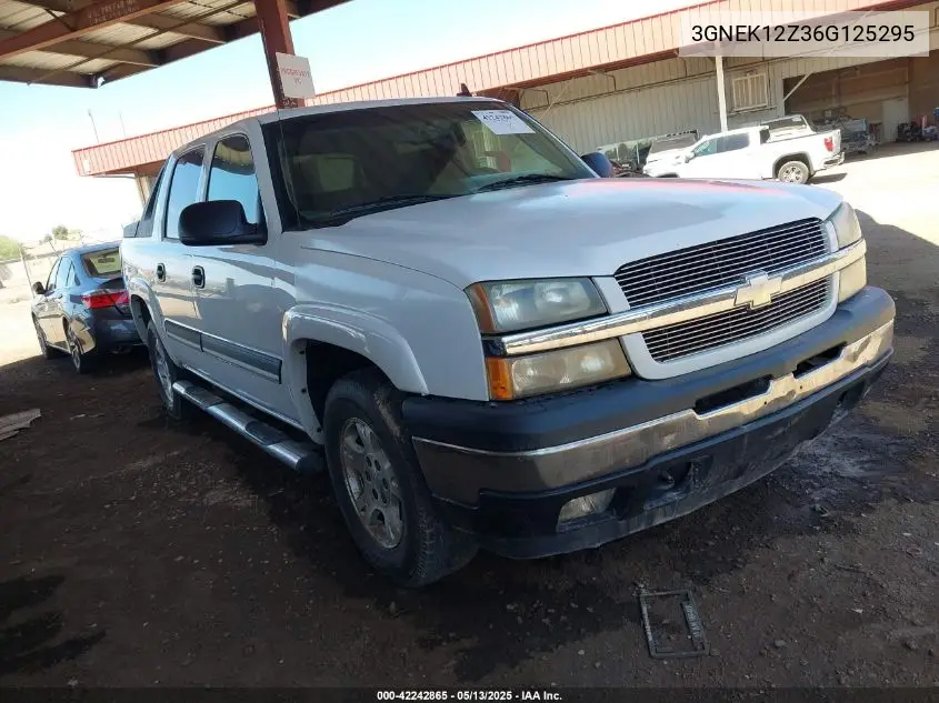2006 Chevrolet Avalanche 1500 Z71 VIN: 3GNEK12Z36G125295 Lot: 42242865