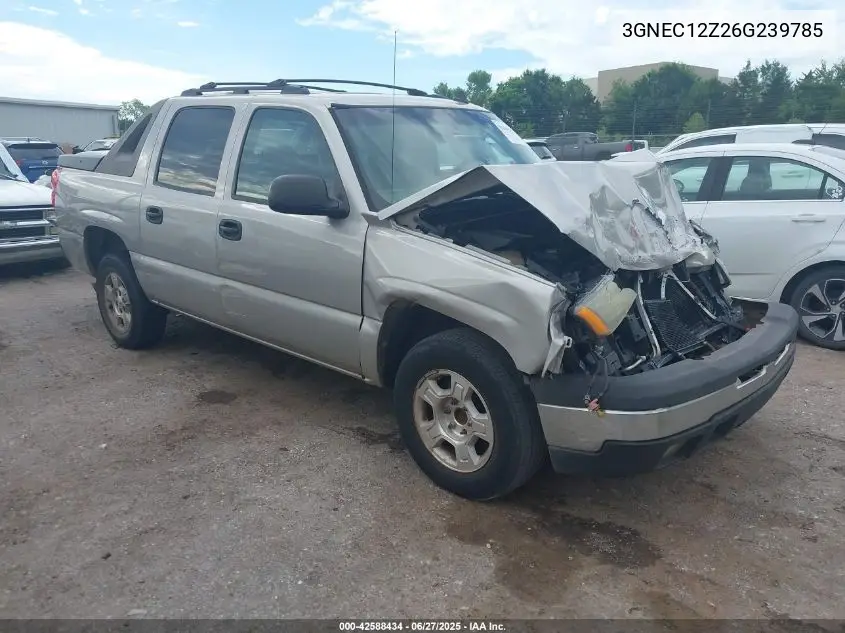 2006 Chevrolet Avalanche 1500 Ls VIN: 3GNEC12Z26G239785 Lot: 42588434