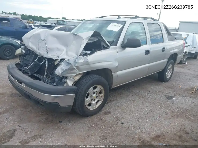 2006 Chevrolet Avalanche 1500 Ls VIN: 3GNEC12Z26G239785 Lot: 42588434