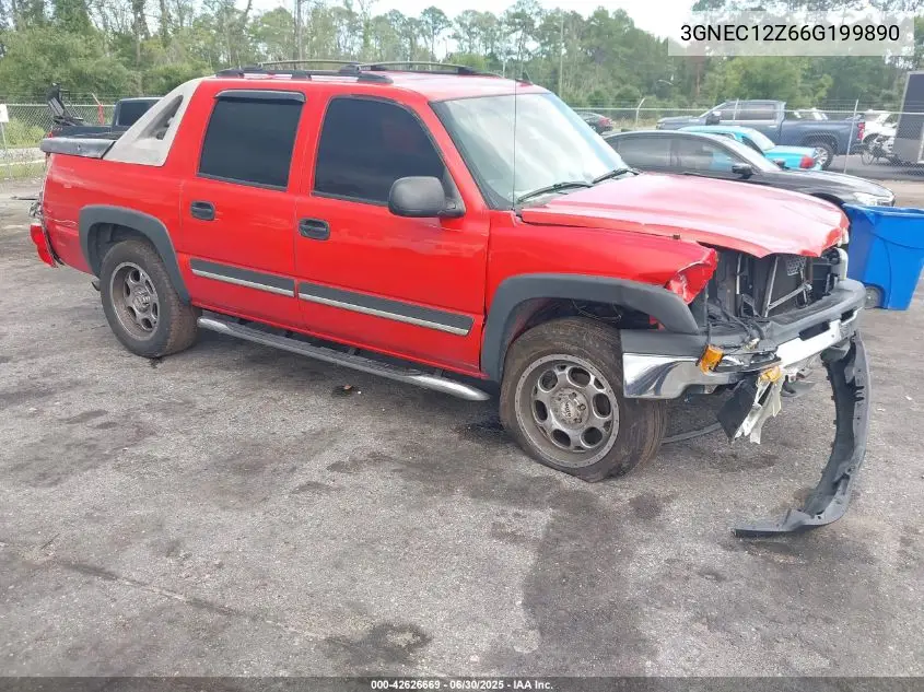 2006 Chevrolet Avalanche 1500 Z66 VIN: 3GNEC12Z66G199890 Lot: 42626669