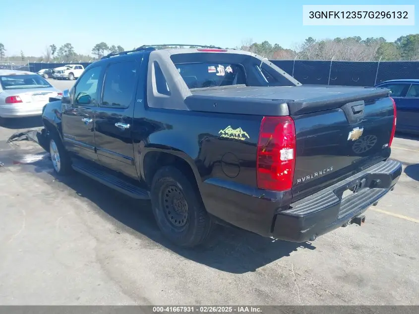 2007 Chevrolet Avalanche 1500 Ltz VIN: 3GNFK12357G296132 Lot: 41667931