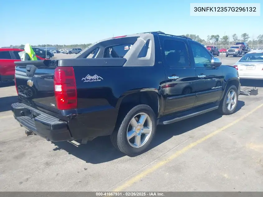 2007 Chevrolet Avalanche 1500 Ltz VIN: 3GNFK12357G296132 Lot: 41667931