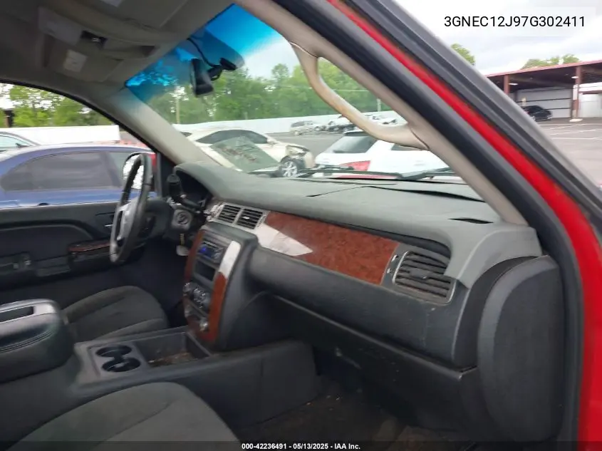 2007 Chevrolet Avalanche 1500 Lt VIN: 3GNEC12J97G302411 Lot: 42236491