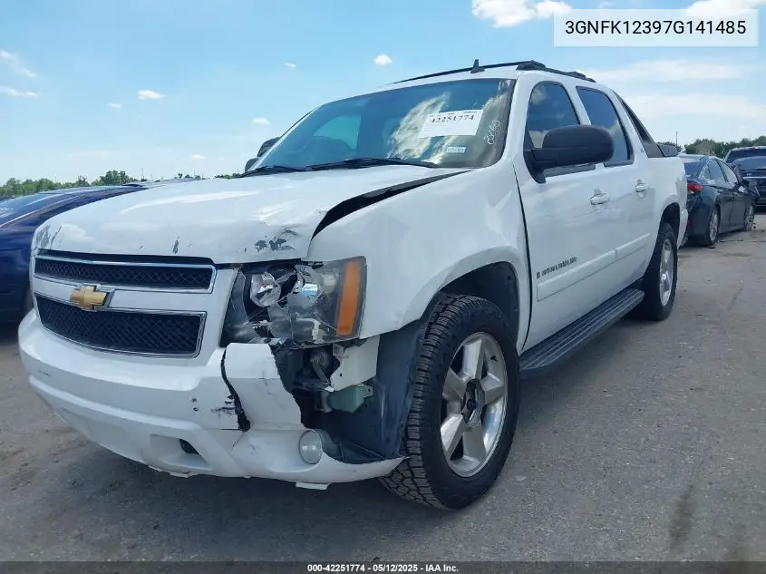 2007 Chevrolet Avalanche 1500 Ltz VIN: 3GNFK12397G141485 Lot: 42251774