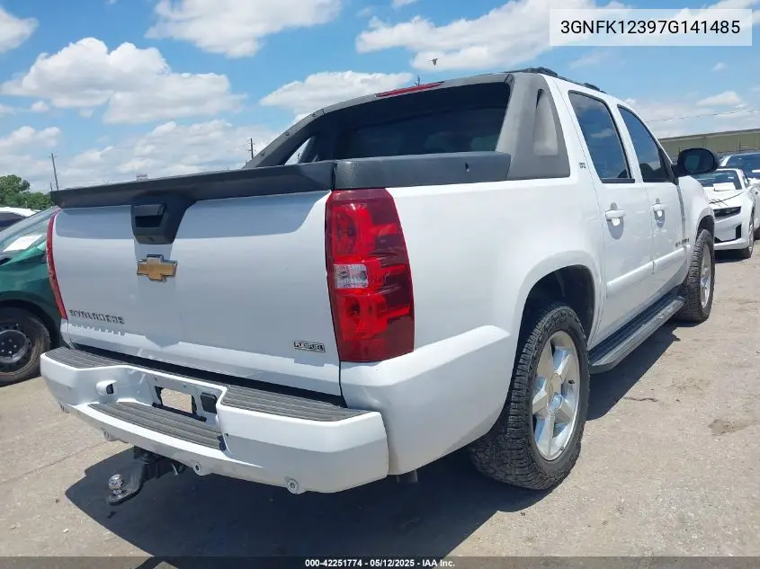 2007 Chevrolet Avalanche 1500 Ltz VIN: 3GNFK12397G141485 Lot: 42251774