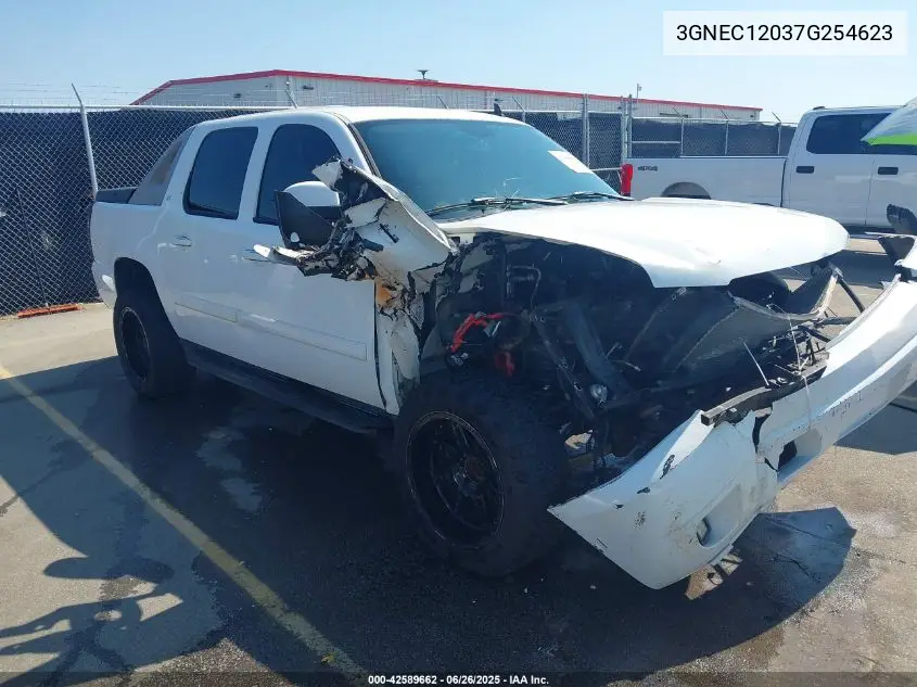 2007 Chevrolet Avalanche 1500 Lt VIN: 3GNEC12037G254623 Lot: 42589662