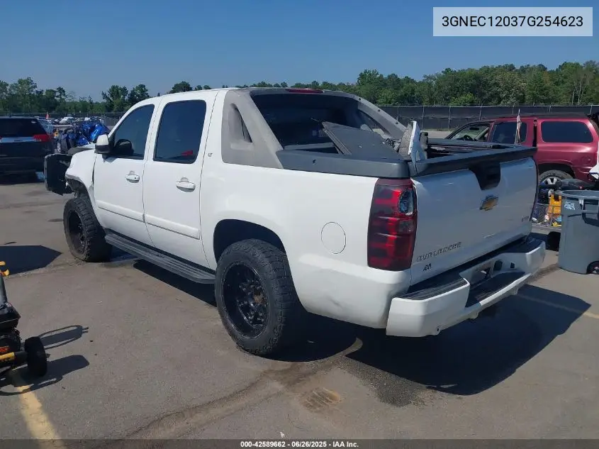 2007 Chevrolet Avalanche 1500 Lt VIN: 3GNEC12037G254623 Lot: 42589662