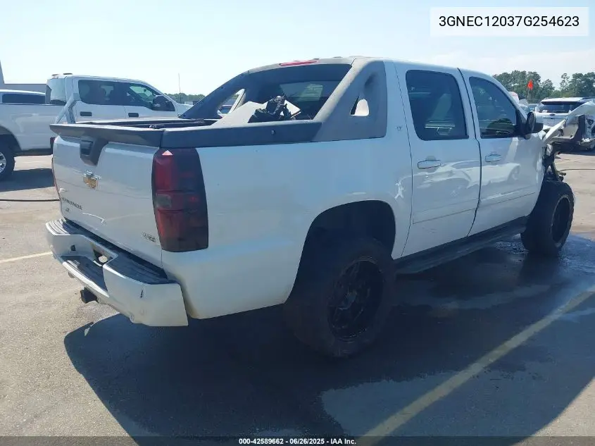 2007 Chevrolet Avalanche 1500 Lt VIN: 3GNEC12037G254623 Lot: 42589662