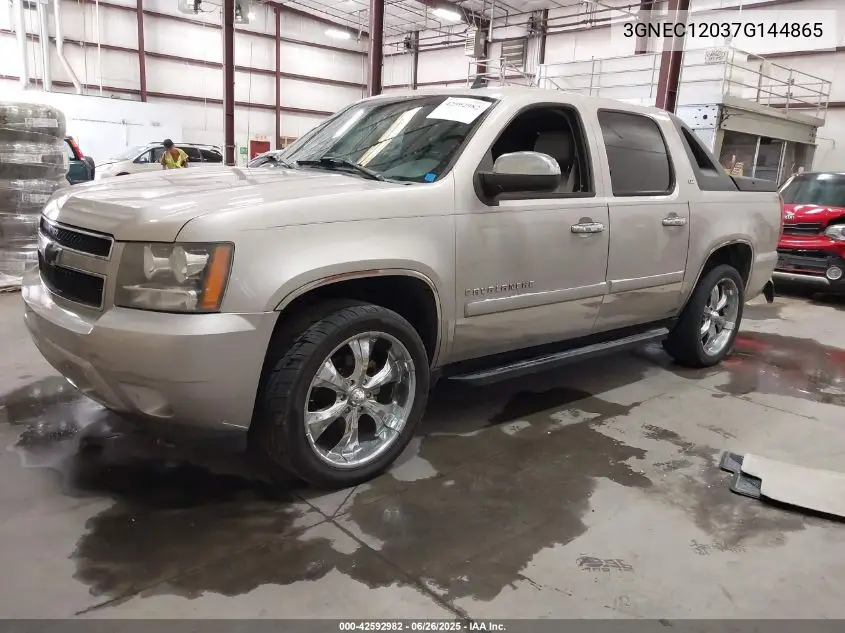 2007 Chevrolet Avalanche 1500 Ltz VIN: 3GNEC12037G144865 Lot: 42592982