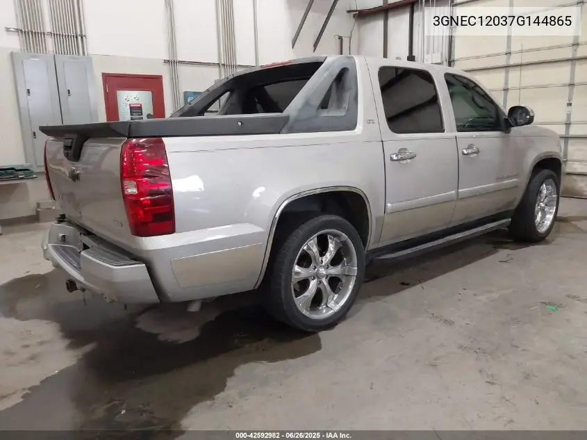 2007 Chevrolet Avalanche 1500 Ltz VIN: 3GNEC12037G144865 Lot: 42592982