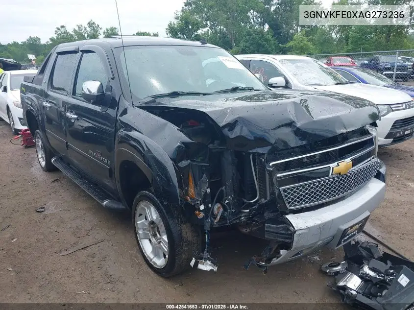 2010 Chevrolet Avalanche 1500 Lt1 VIN: 3GNVKFE0XAG273236 Lot: 42541653