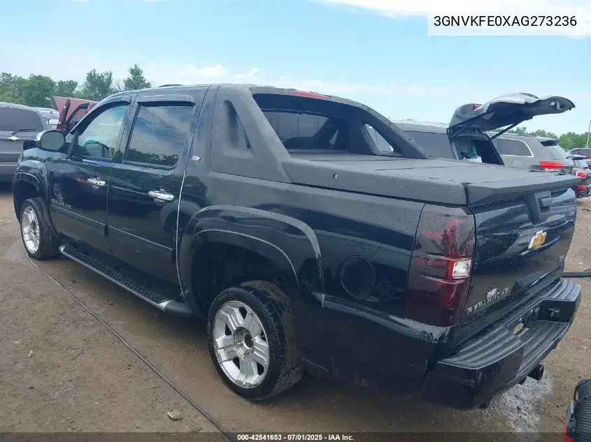 2010 Chevrolet Avalanche 1500 Lt1 VIN: 3GNVKFE0XAG273236 Lot: 42541653
