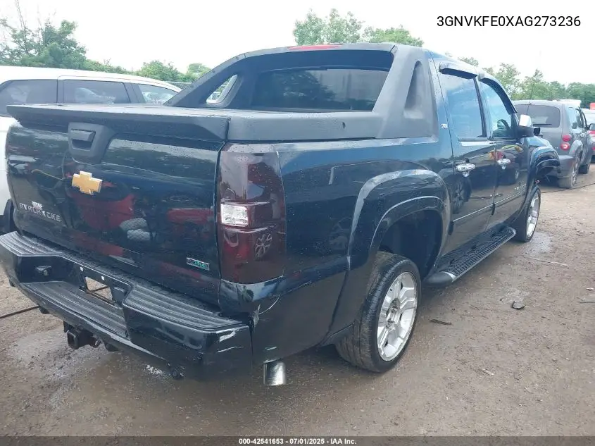 2010 Chevrolet Avalanche 1500 Lt1 VIN: 3GNVKFE0XAG273236 Lot: 42541653