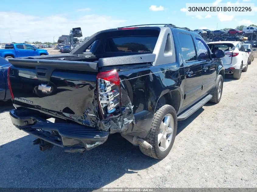 2011 Chevrolet Avalanche 1500 Ls VIN: 3GNMCEE01BG102296 Lot: 42259168