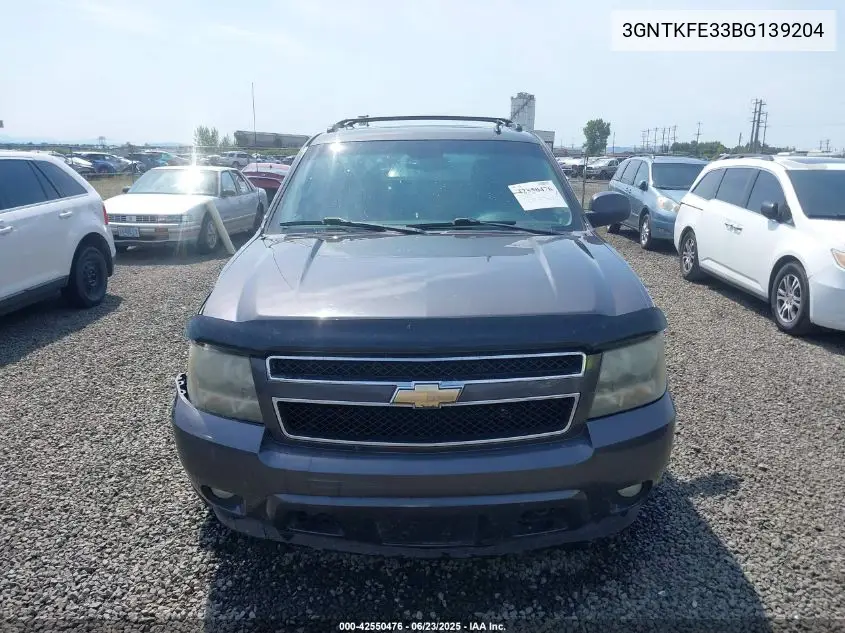 2011 Chevrolet Avalanche 1500 Lt1 VIN: 3GNTKFE33BG139204 Lot: 42550476