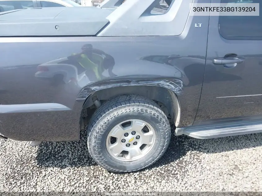 2011 Chevrolet Avalanche 1500 Lt1 VIN: 3GNTKFE33BG139204 Lot: 42550476