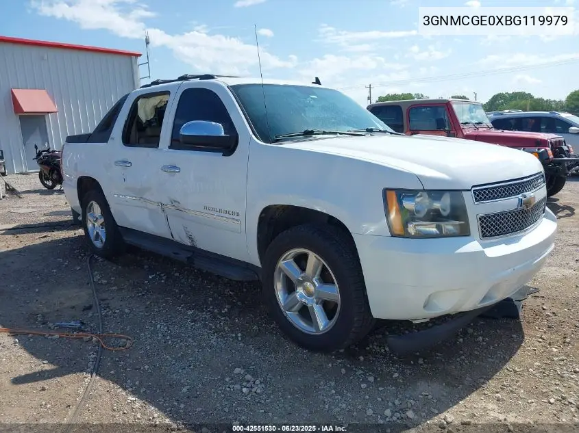 2011 Chevrolet Avalanche Ltz VIN: 3GNMCGE0XBG119979 Lot: 42551530