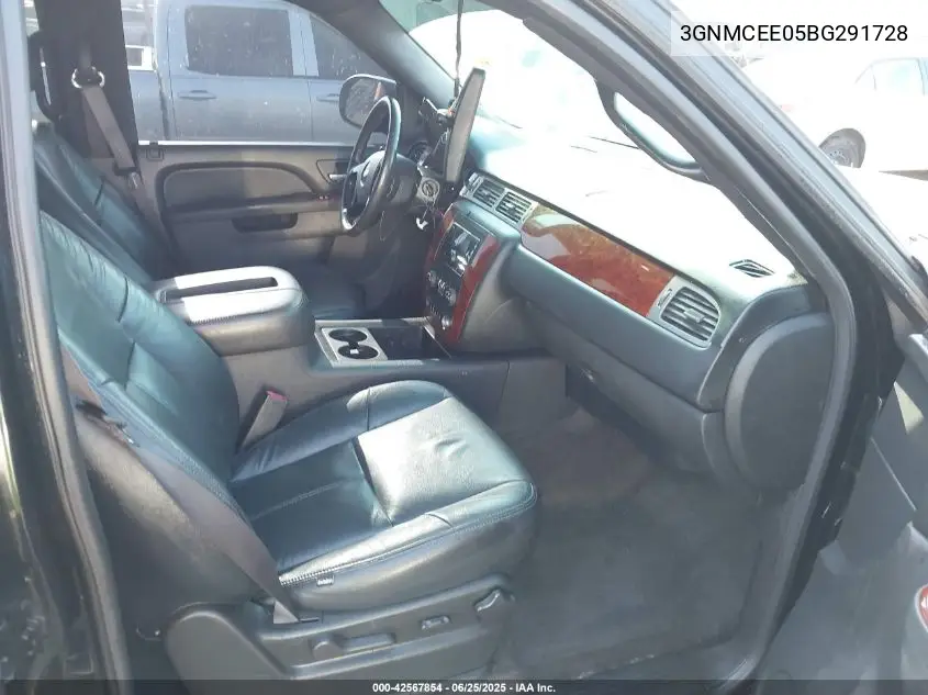 2011 Chevrolet Avalanche 1500 Ls VIN: 3GNMCEE05BG291728 Lot: 42567854
