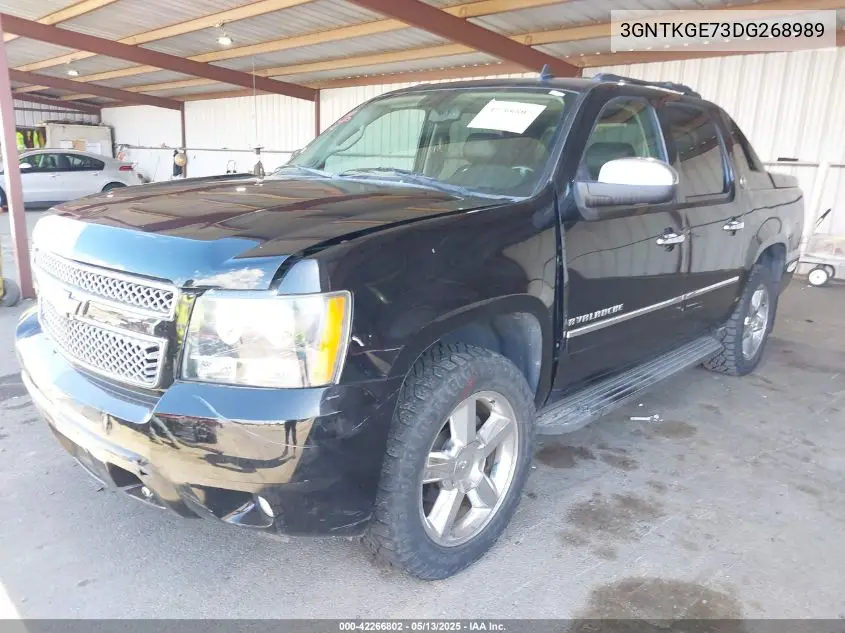 2013 Chevrolet Avalanche Ltz VIN: 3GNTKGE73DG268989 Lot: 42266802