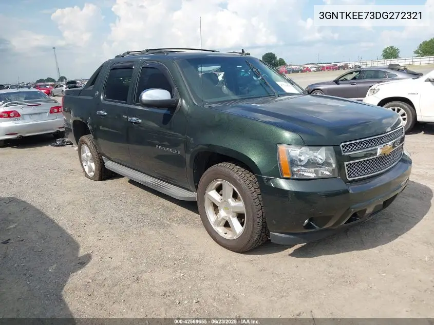2013 Chevrolet Avalanche Ls VIN: 3GNTKEE73DG272321 Lot: 42569655
