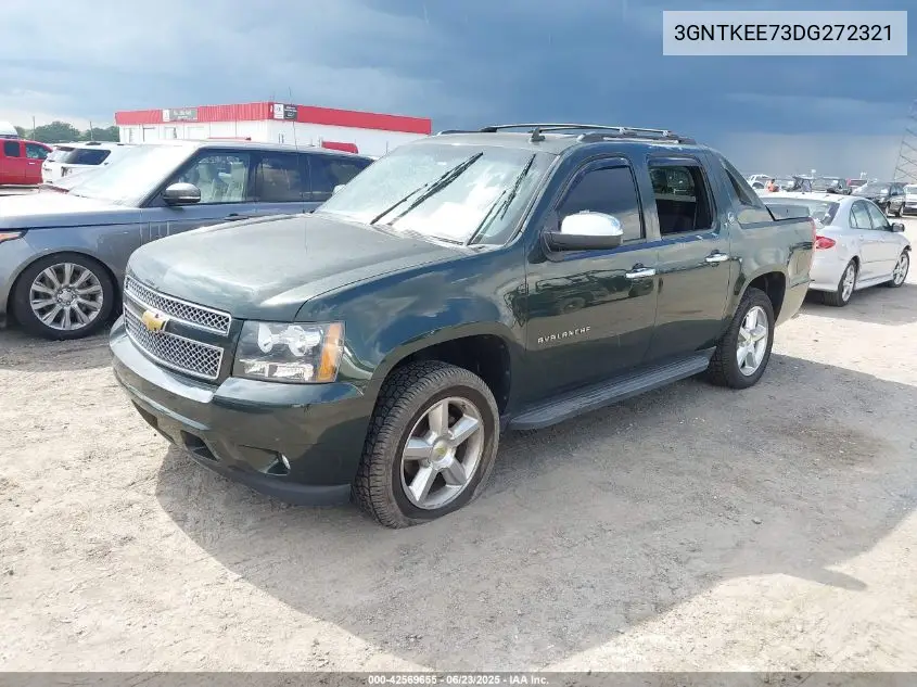 2013 Chevrolet Avalanche Ls VIN: 3GNTKEE73DG272321 Lot: 42569655