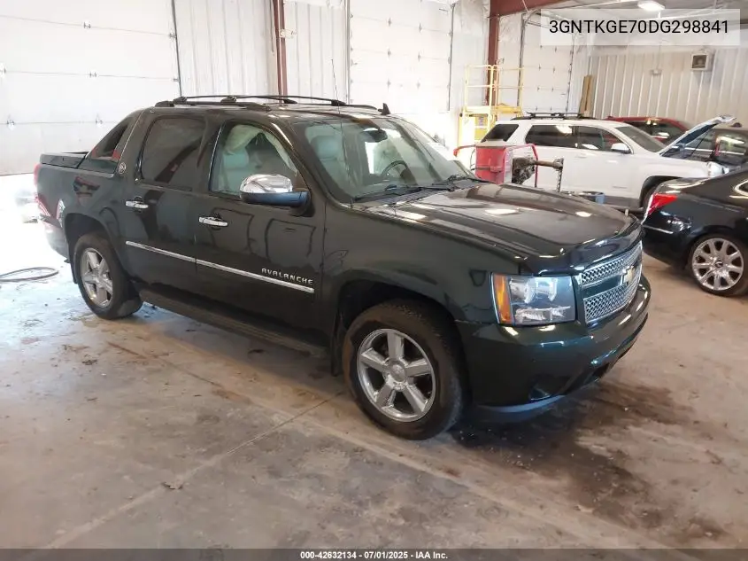 2013 Chevrolet Avalanche Ltz VIN: 3GNTKGE70DG298841 Lot: 42632134