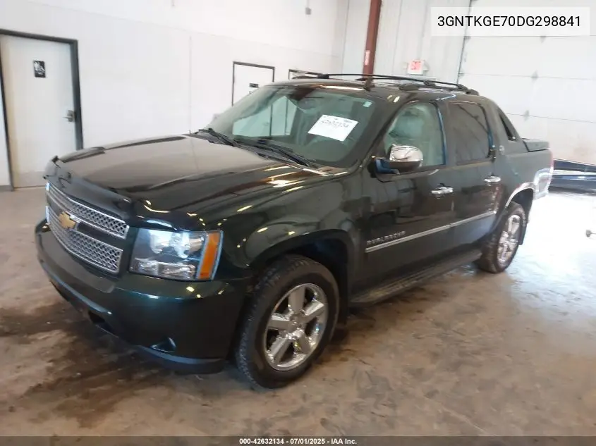 2013 Chevrolet Avalanche Ltz VIN: 3GNTKGE70DG298841 Lot: 42632134