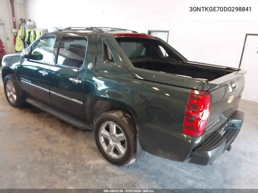 2013 Chevrolet Avalanche Ltz VIN: 3GNTKGE70DG298841 Lot: 42632134
