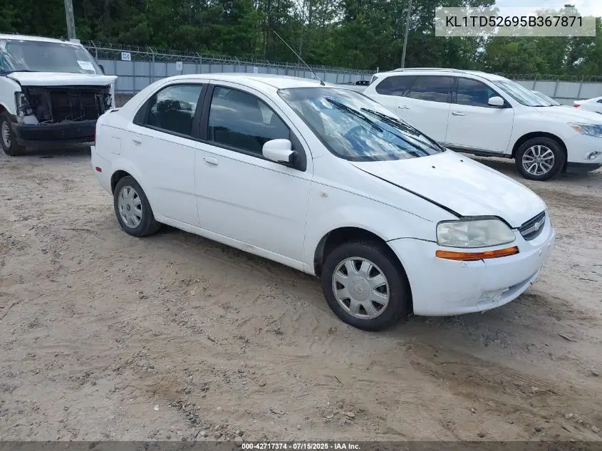 2005 Chevrolet Aveo Ls VIN: KL1TD52695B367871 Lot: 42717374