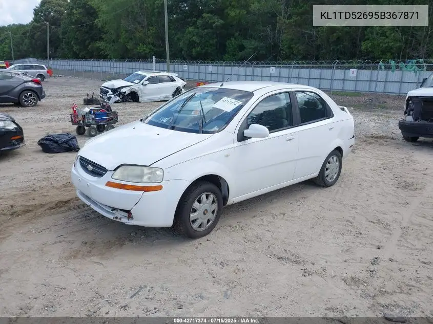 2005 Chevrolet Aveo Ls VIN: KL1TD52695B367871 Lot: 42717374