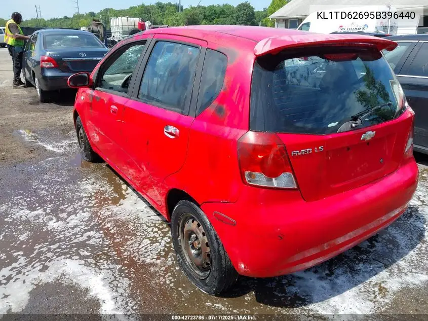 2005 Chevrolet Aveo Ls VIN: KL1TD62695B396440 Lot: 42723786