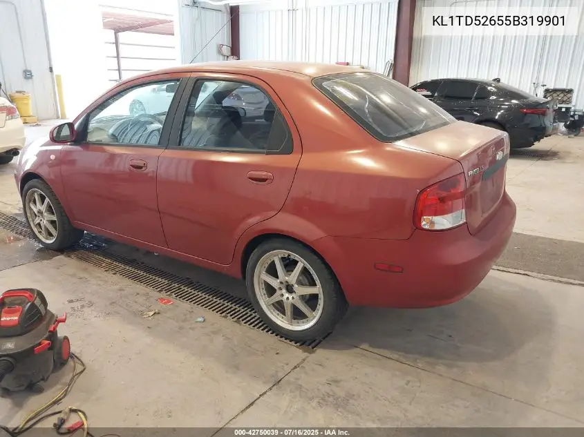 2005 Chevrolet Aveo Ls VIN: KL1TD52655B319901 Lot: 42750039