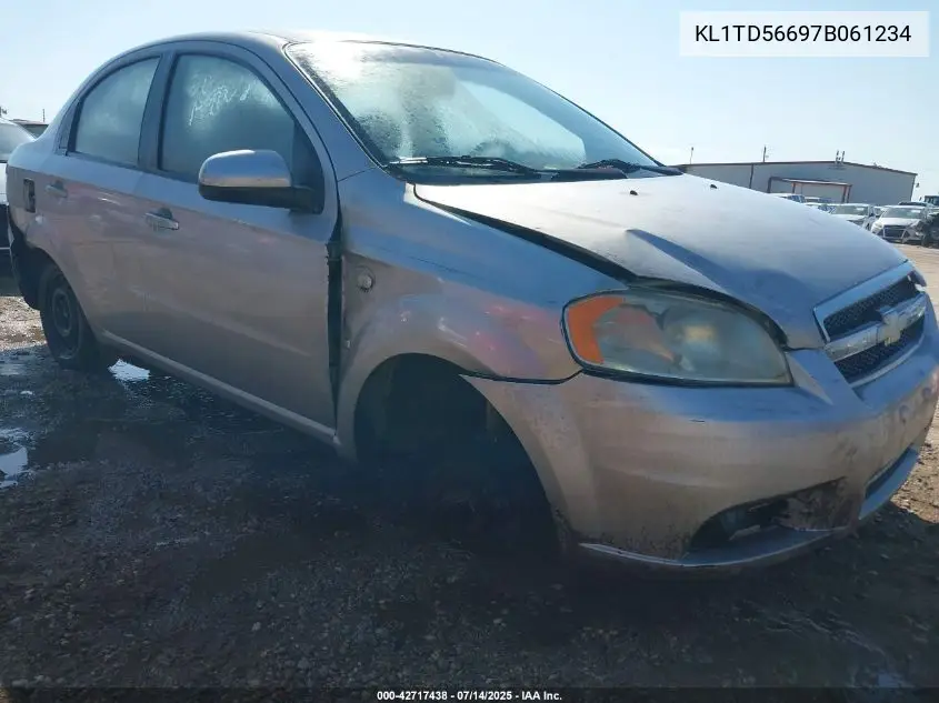 2007 Chevrolet Aveo Ls VIN: KL1TD56697B061234 Lot: 42717438