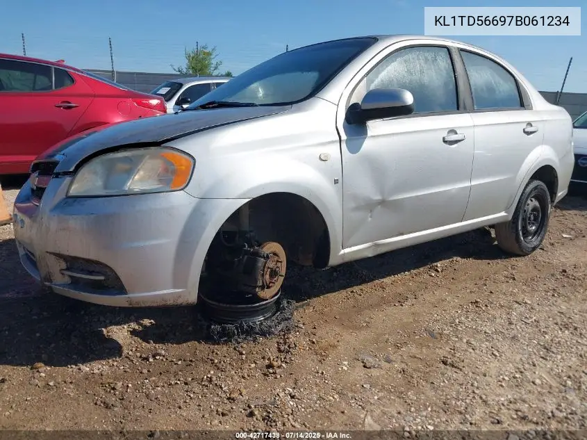2007 Chevrolet Aveo Ls VIN: KL1TD56697B061234 Lot: 42717438