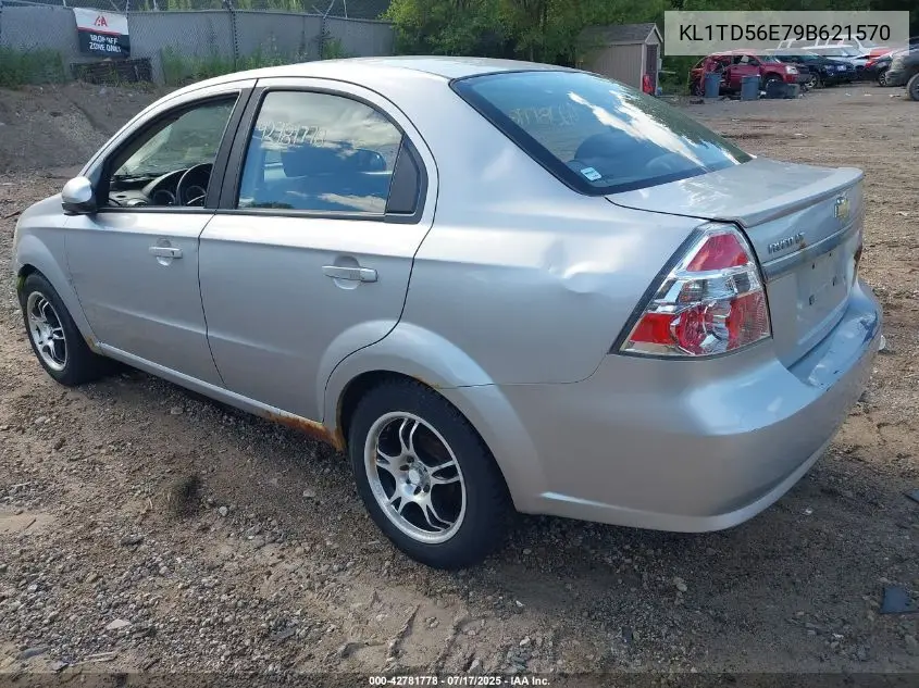2009 Chevrolet Aveo Lt VIN: KL1TD56E79B621570 Lot: 42781778