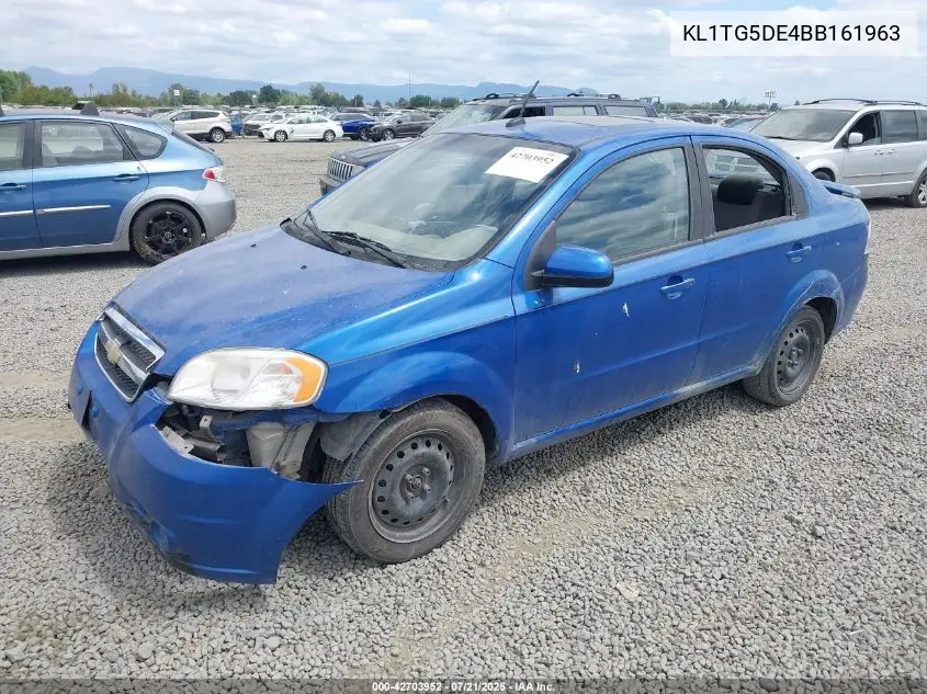 2011 Chevrolet Aveo 2Lt VIN: KL1TG5DE4BB161963 Lot: 42703952