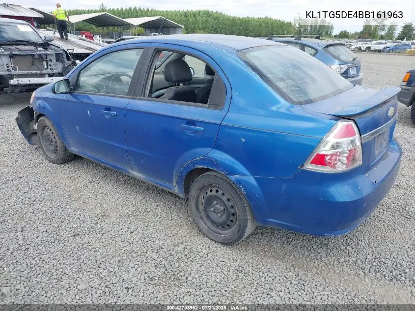 2011 Chevrolet Aveo 2Lt VIN: KL1TG5DE4BB161963 Lot: 42703952