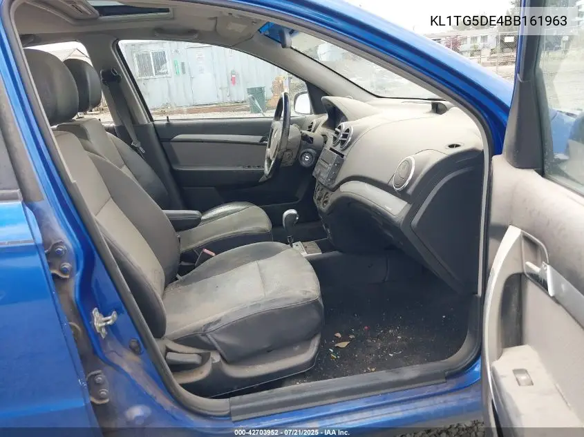 2011 Chevrolet Aveo 2Lt VIN: KL1TG5DE4BB161963 Lot: 42703952