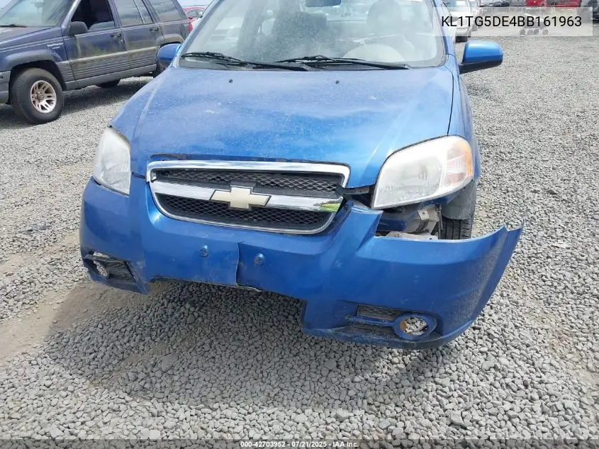 2011 Chevrolet Aveo 2Lt VIN: KL1TG5DE4BB161963 Lot: 42703952