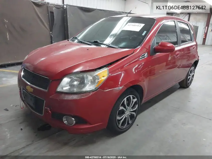 2011 Chevrolet Aveo 2Lt VIN: KL1TG6DE4BB127642 Lot: 42760314