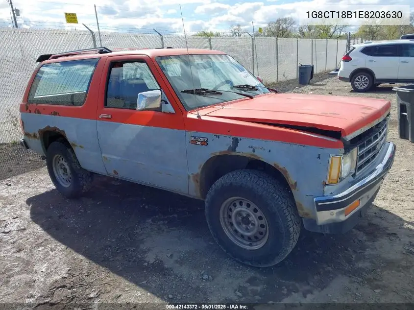 1984 Chevrolet Blazer S10 VIN: 1G8CT18B1E8203630 Lot: 42143372