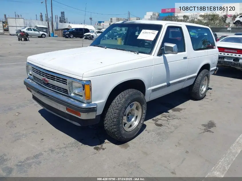 1984 Chevrolet Blazer S10 VIN: 1G8CT18B1E8186120 Lot: 42819790